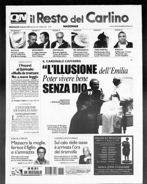 Il Resto del Carlino : giornale dell'Emilia